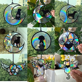 Pet Theme Pendant Decorations, Acrylic Suncatchers, Wall Hanging Decorations