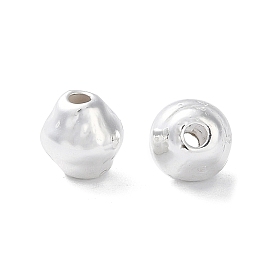 Alloy Spacer Beads, Long-Lasting Plated, Bicone