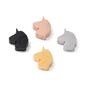 304 Stainless Steel Charms, Horse Head