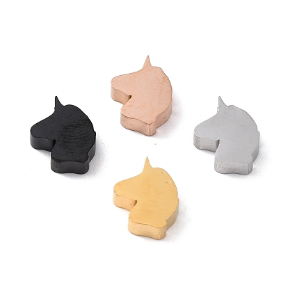 304 Stainless Steel Charms, Horse Head