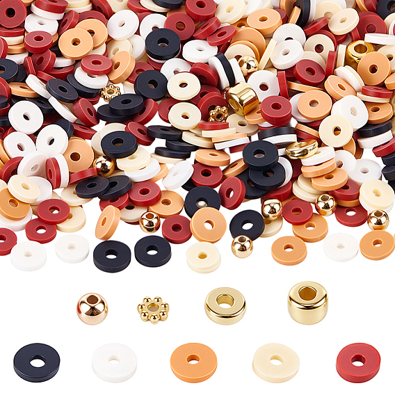 Наборы для находки бисера своими руками, в том числе бусины из полимерной глины ручной работы, CCB пластиковые шарики