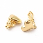 Alloy Clip-on Earring Findings, with Horizontal Loops, Heart