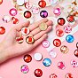 70Pcs Flatback Glass Cabochons for DIY Projects, Dome/Half Round