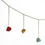 Natural Gemstone with Metal Wall Decoration Pendant