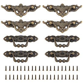 Ручка коробки из цинкового сплава, аксессуары для шкатулки