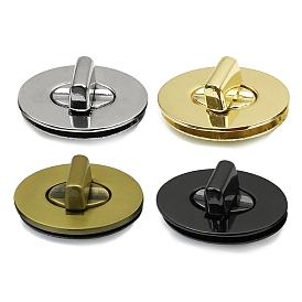 Замок из цинкового сплава, металлический поворотный замок для сумок, аксессуары для сумок