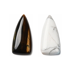 Cabochons de pierres fines naturelles, triangle