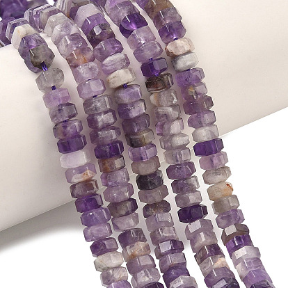 Природный аметист нитей бисера, шестиугольные бусины хейши