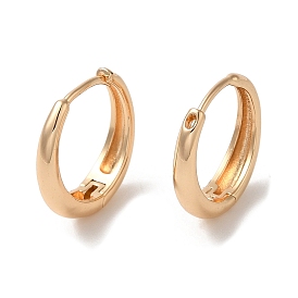 Plain Brass Hoop Earrings, Rings