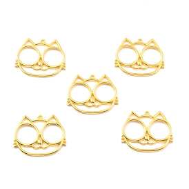 Alloy Open Back Bezel Pendants, for DIY UV Resin, Epoxy Resin, Pressed Flower Jewelry, Cadmium Free & Lead Free, Cat