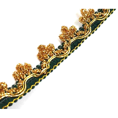 Кружева отделка нейлон ленты для изготовления ювелирных изделий, 3/8 дюйм (11 мм) ~ 3/4 дюйм (20 мм), о 50yards / рулон (45.72 м / рулон)