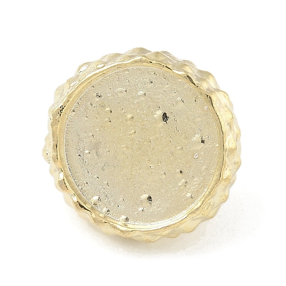 Сеттинги для кулона(кабошонов), сплав, чашки безель с краями, колпачок из желудевой бусины