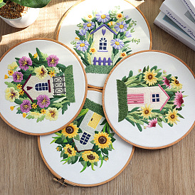 Embroidery diy material package handmade Suzhou embroidery three-dimensional modern minimalist cross-stitch decorative hanging painting