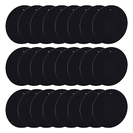 Акриловые большие подвески, плоский круглый шарм