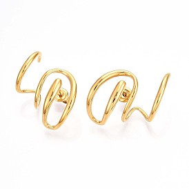 304 серьги-гвоздики из нержавеющей стали