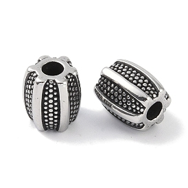 316 Surgical Stainless Steel Beads, Oval