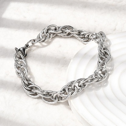 201 Браслеты из нержавеющей стали с морской цепочкой для мужчин