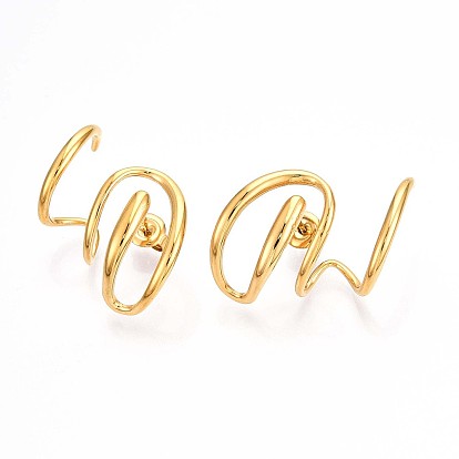 304 серьги-гвоздики из нержавеющей стали