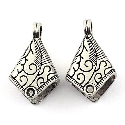 Tibetan Style Alloy Cord Ends, Cadmium Free & Lead Free, End Caps