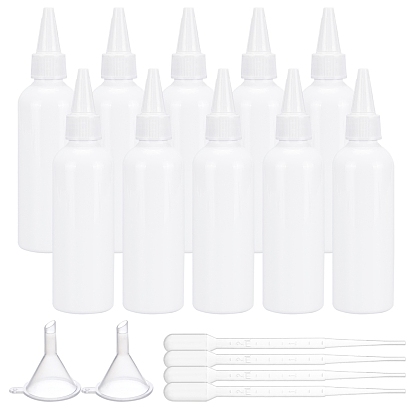 Quetschflaschen-Kits für Haustiere, mit Kunststoff Trichter Trichter & Tropfer