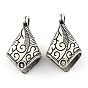 Tibetan Style Alloy Cord Ends, Cadmium Free & Lead Free, End Caps