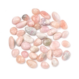 Натуральные розовые бусины из морганита, обваленные камни, нет отверстий / незавершенного, самородки
