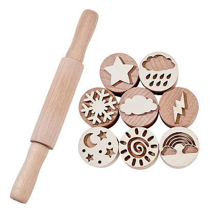 Инструменты для самостоятельного литья, включая деревянную скалку, для глиняных инструментов, глиняные тесторезки