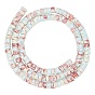 Brins de perles de jaspe impérial synthétiques, perles heishi, Plat rond / disque