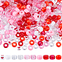2200Pcs 10 Styles Opaque & Transparent Acrylic Beads, Mixed Shapes