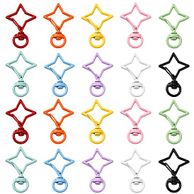 20 шт. 10 цвета звездная краска для выпечки сплав поворотные застежки