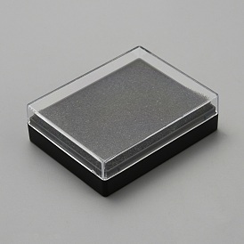 Plastic Badge Storage Box, Badge Gift Case with Black Sponge