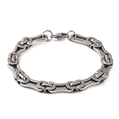 201 из нержавеющей стали византийские браслеты цепи, с 304 нержавеющей стали застежки