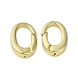 Brass Spring Gate Rings, Cadmium Free & Nickel Free & Lead Free, Oval