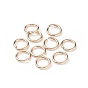 1/20 14k открытые соединительные кольца с золотым покрытием, круглый отрезок, покрытый желтым золотом, без кадмия, без никеля и без свинца, 5.2x0.8 мм