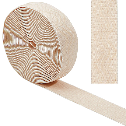 5 ярдов полиэстеровых нескользящих эластичных лент, силиконовый эластичный широкий шнур, плоский