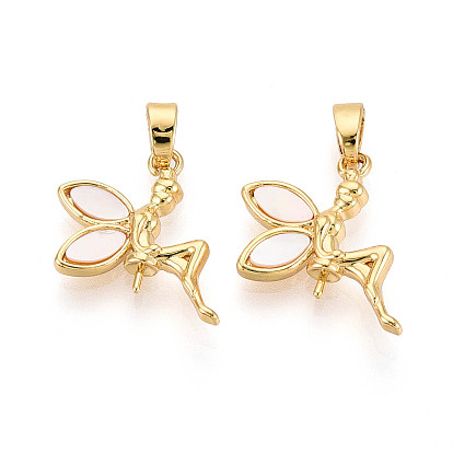 Латунный кубок жемчужный колышек, фея, с оболочкой, за половину пробурено бисера