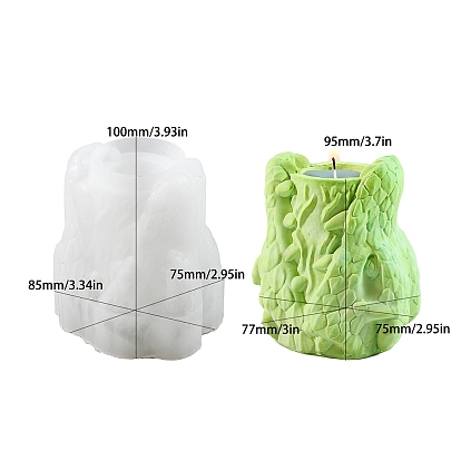 Силиконовые формы для подсвечников своими руками, для изготовления свечей, змеиная голова