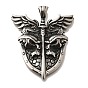 304 из нержавеющей стали большие кулоны, щит очарование