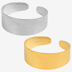 Стильные 304 браслеты-манжеты из нержавеющей стали для женщин