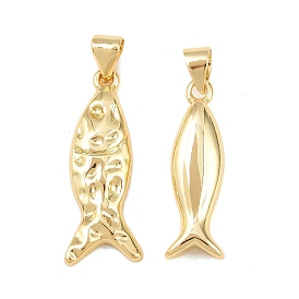 Латунные подвески, рыбы прелести, долговечный, стойки покрытие, без свинца и без кадмия