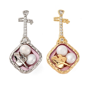 Латуни Twister застежками, с эмалью и натуральным жемчугом, долговечный, без кадмия, без никеля и без свинца, музыкальные инструменты