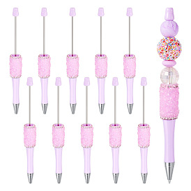 Шариковая ручка из абс-пластика, бисерная ручка, для персонализированной ручки своими руками с ювелирной бусинкой