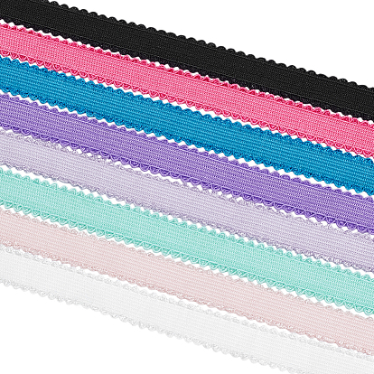 8шт. 8 цвета плоская нейлоновая кружевная отделка, для украшения одежды