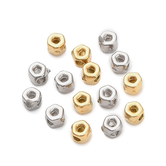 304 из нержавеющей стали бусы, пятиугольник