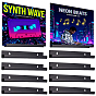 10Pcs Acrylic Wall-mounted Record Stand, with Screws