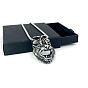 Ожерелья из нержавеющей стали с подвеской в виде черепа и головы волка для мужчин