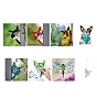 Stained Acrylic Cat/Dog/Dragonfly Window Hanger Panel, for Suncatcher Window Hanging Decoration