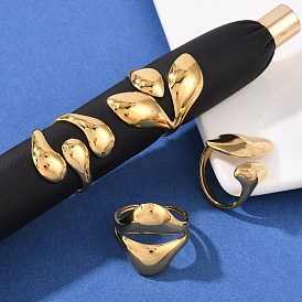 Капля 304 открытые манжеты из нержавеющей стали