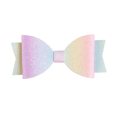 Cloth Alligator Hair Clips, Bowknot
