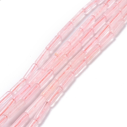 Naturel a augmenté perles de quartz brins, colonne
